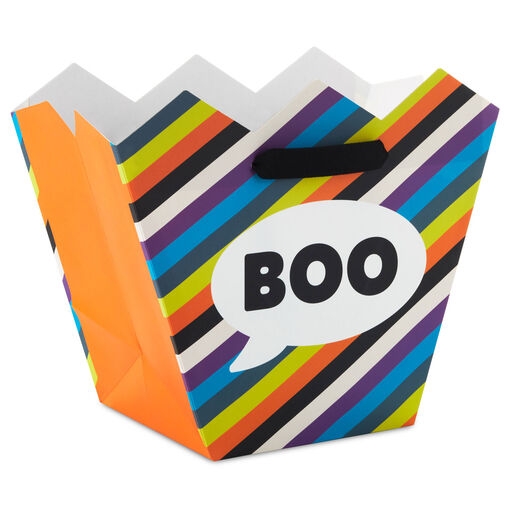 7.5" Boo Basket Medium Halloween Gift Bag, 