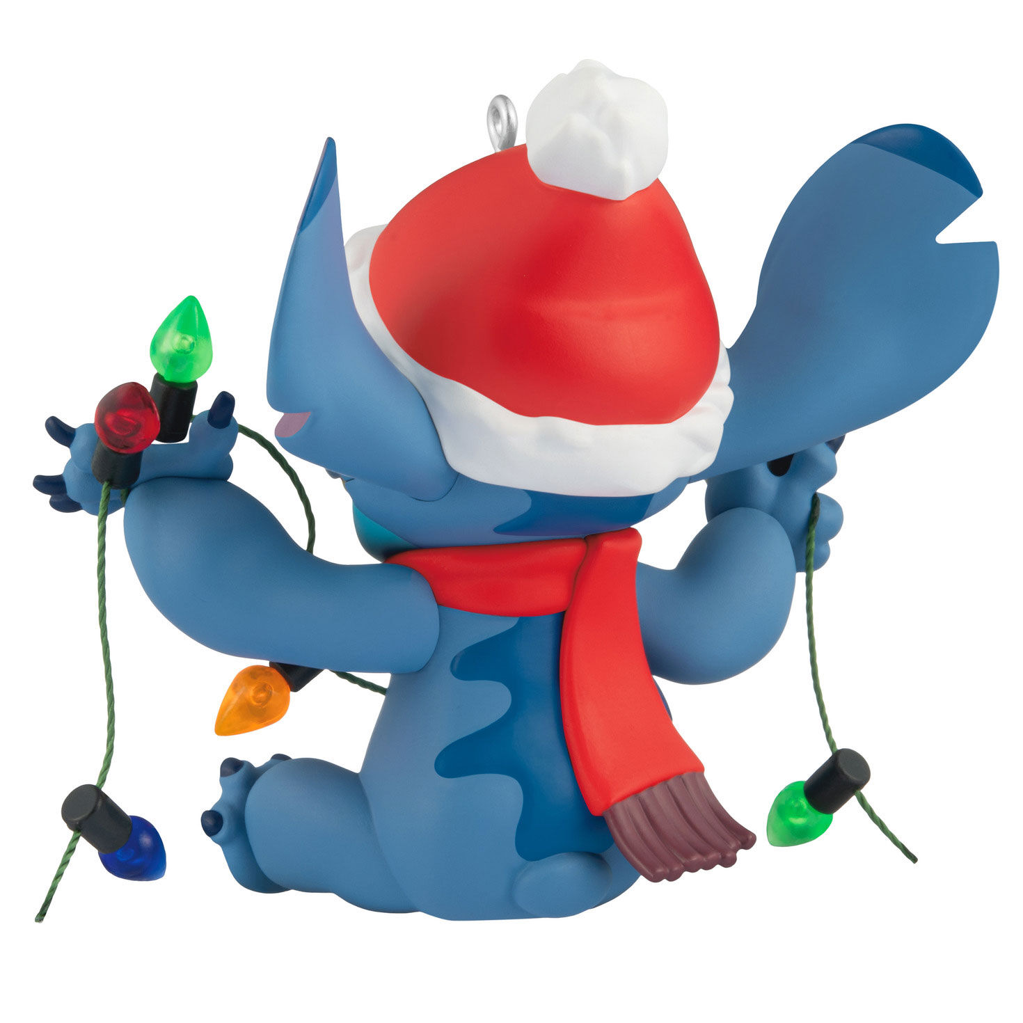 Disney Stitch With Light String Keepsake Ornament Back image number 6