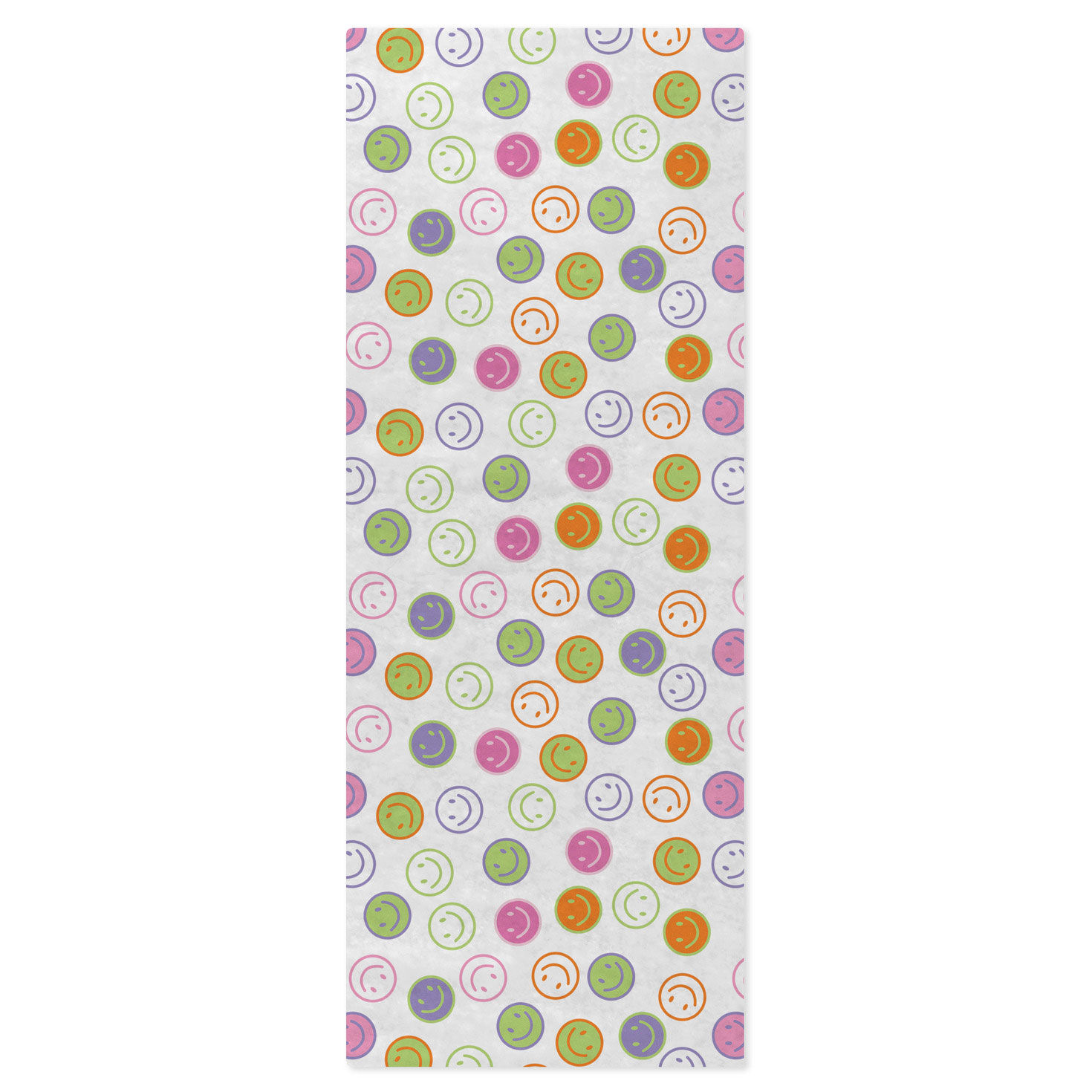 Colorful Smiley Faces Tissue Paper, 6 sheets
