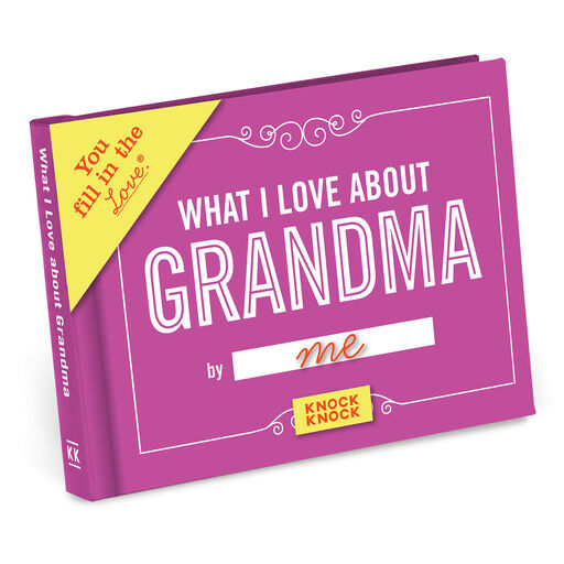 What I Love About Grandma Personalized Gift Book, 