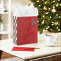 Tis the Season on Dark Red Medium Holiday Gift Bag in use image number 2