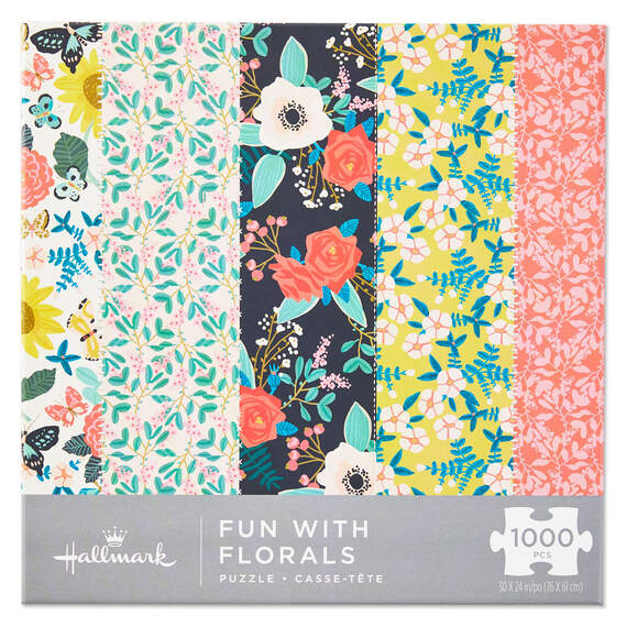 Fun With Florals 1,000-Piece Jigsaw Puzzle, , large image number 1