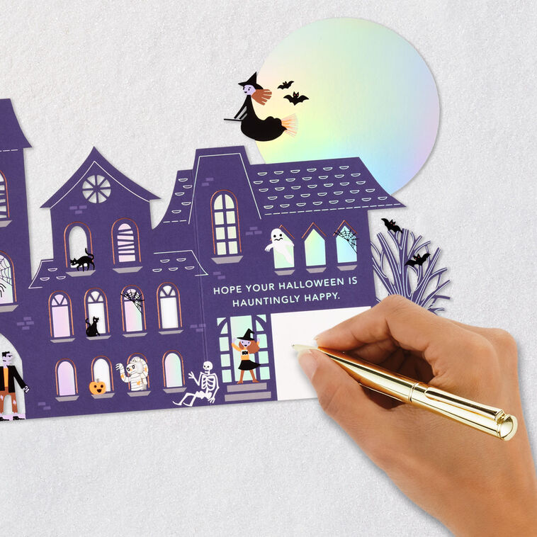 Fold-Out Haunted House Halloween Card - Greeting Cards | Hallmark