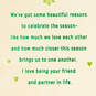A Man Like Me Is Thankful for a Man Like You Romantic Christmas Card, , large image number 2
