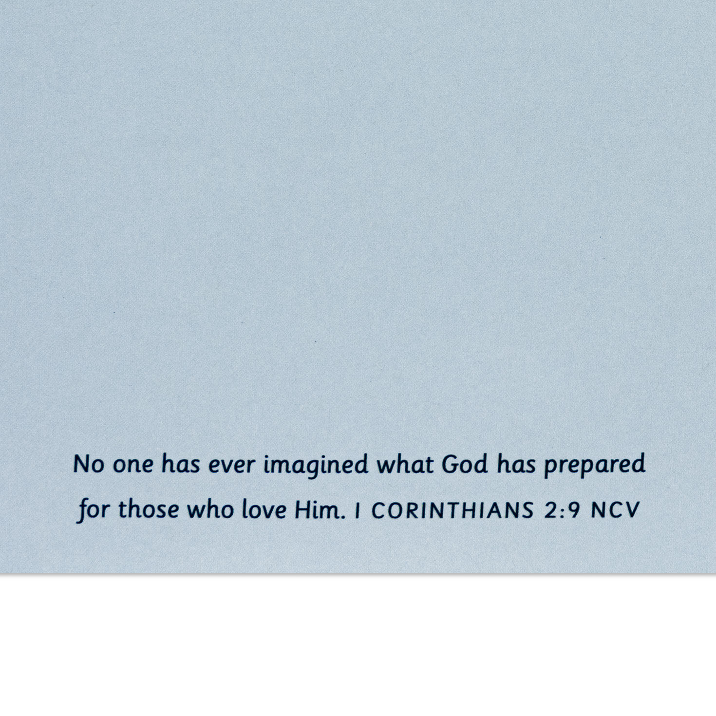 Vines and Blue Sky Christian Sympathy Card scripture image number 3