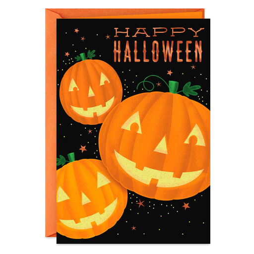 Happy Pumpkin Season Halloween Card, 