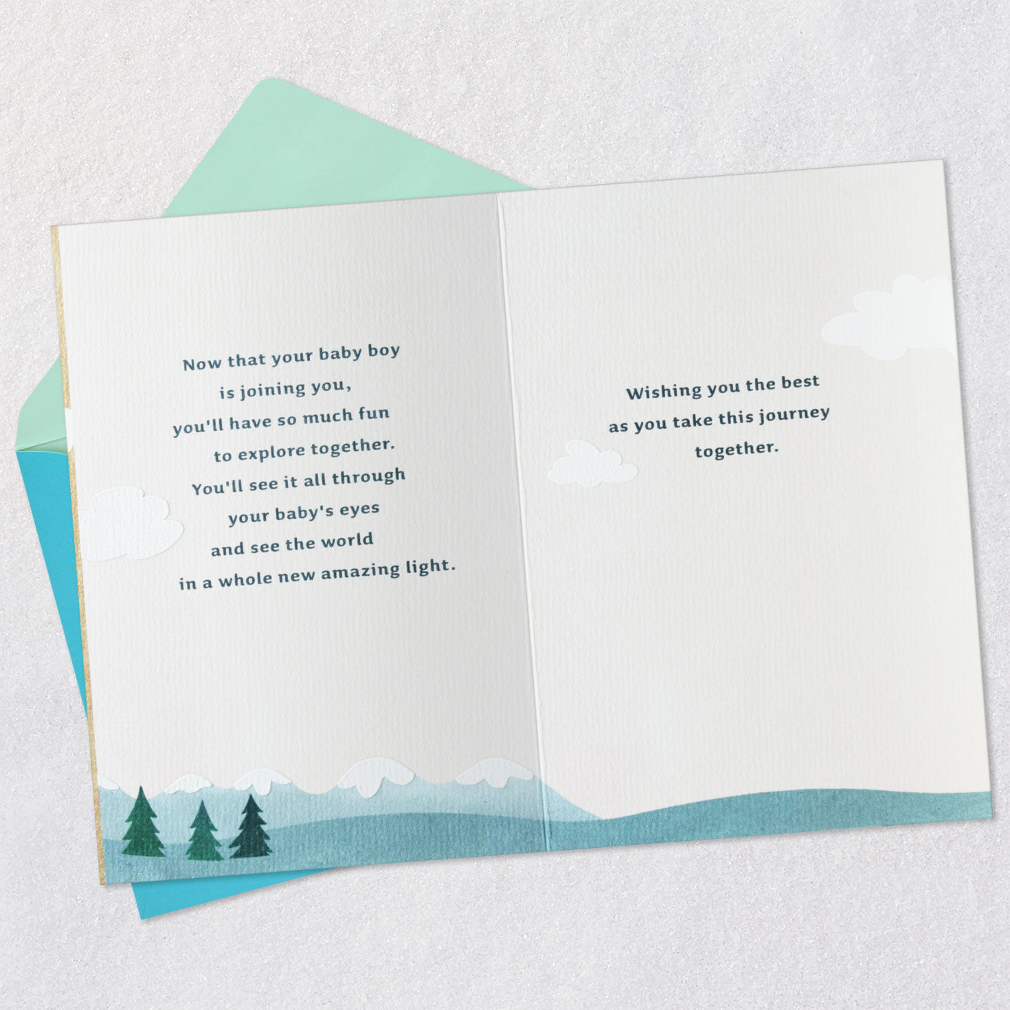 Little Wild One New Baby Boy Card, , large image number 4