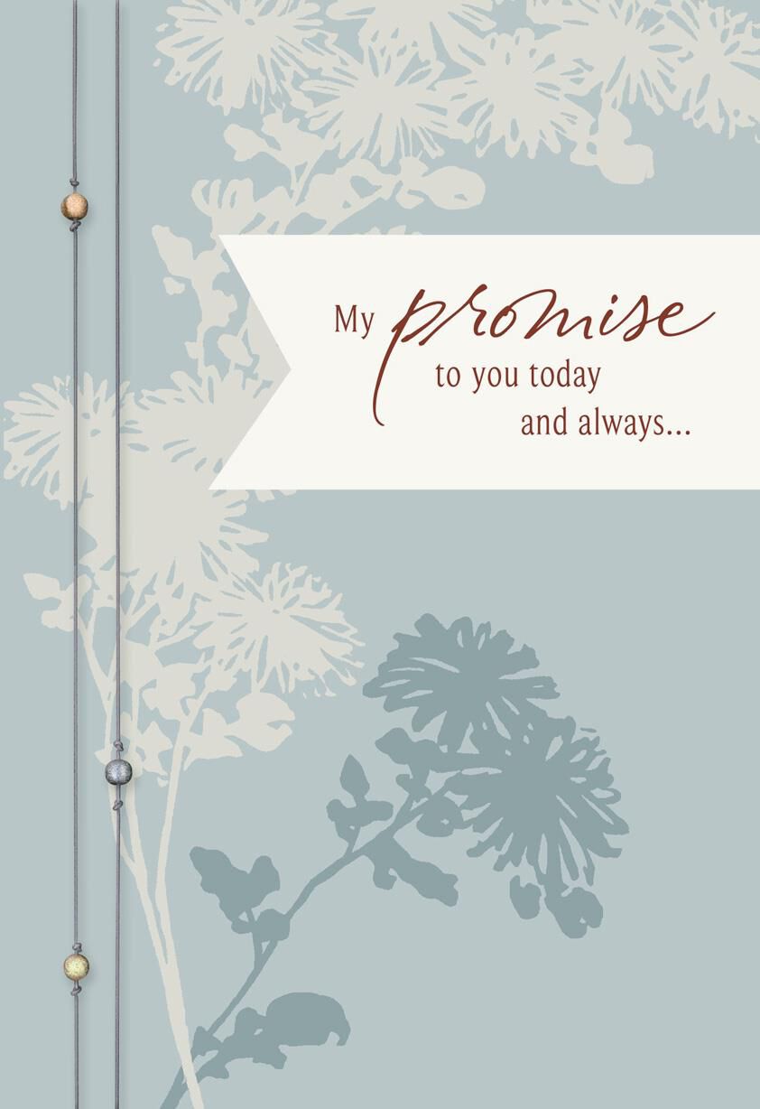 I Will Be Yours Wedding Card