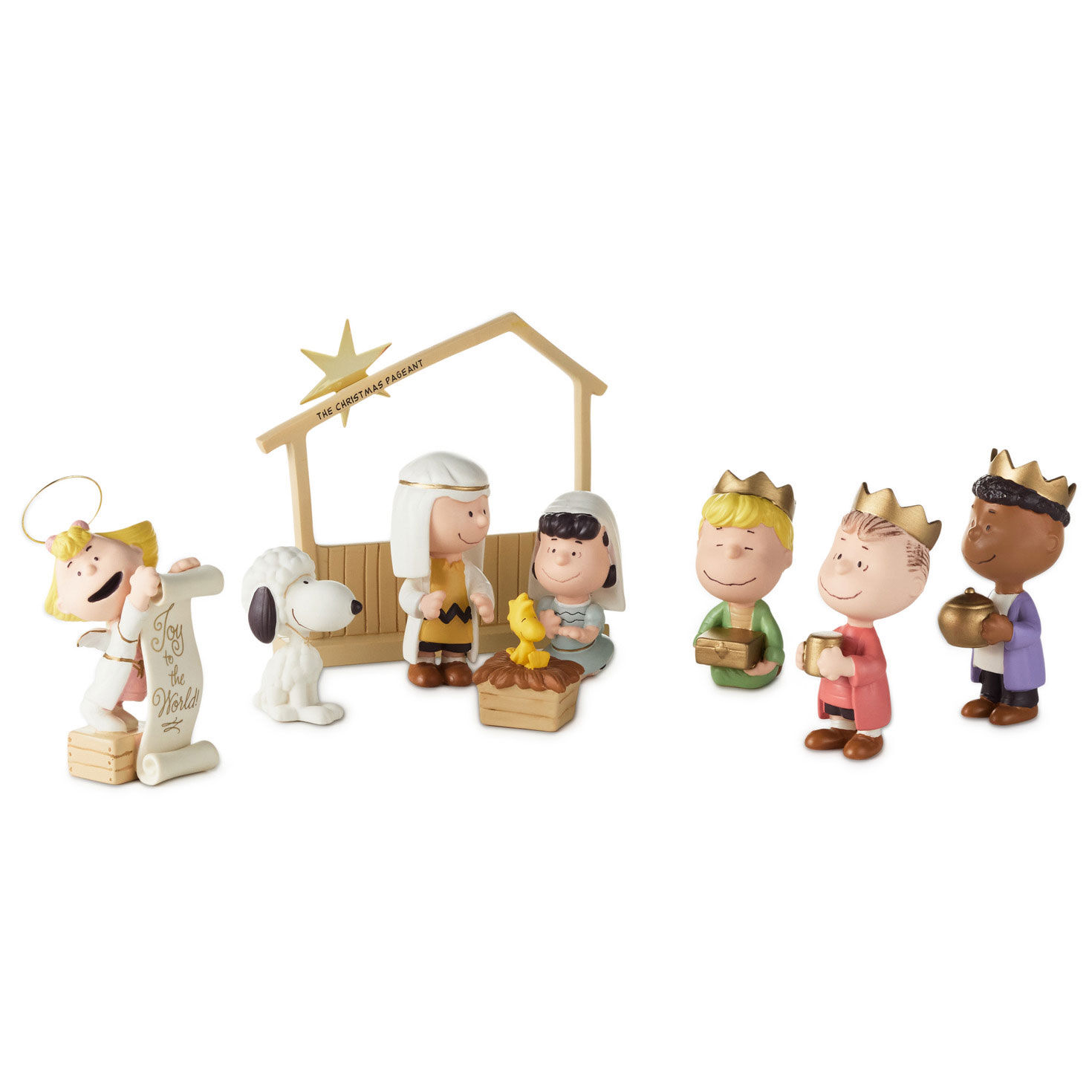 Peanuts® Christmas Pageant Figurines, Set of 9