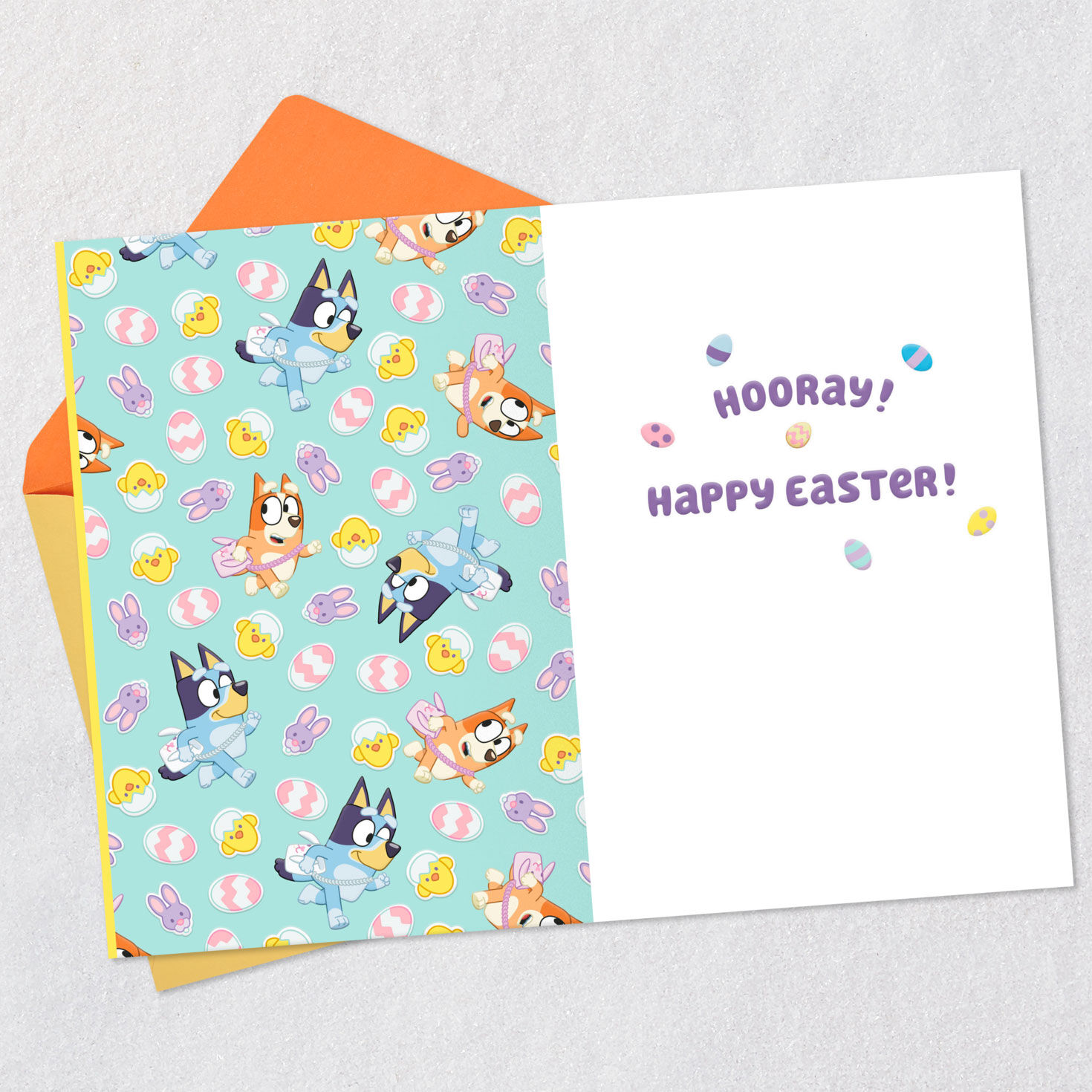 Bluey and Bingo Hooray! Easter Card for Kids, , large image number 3