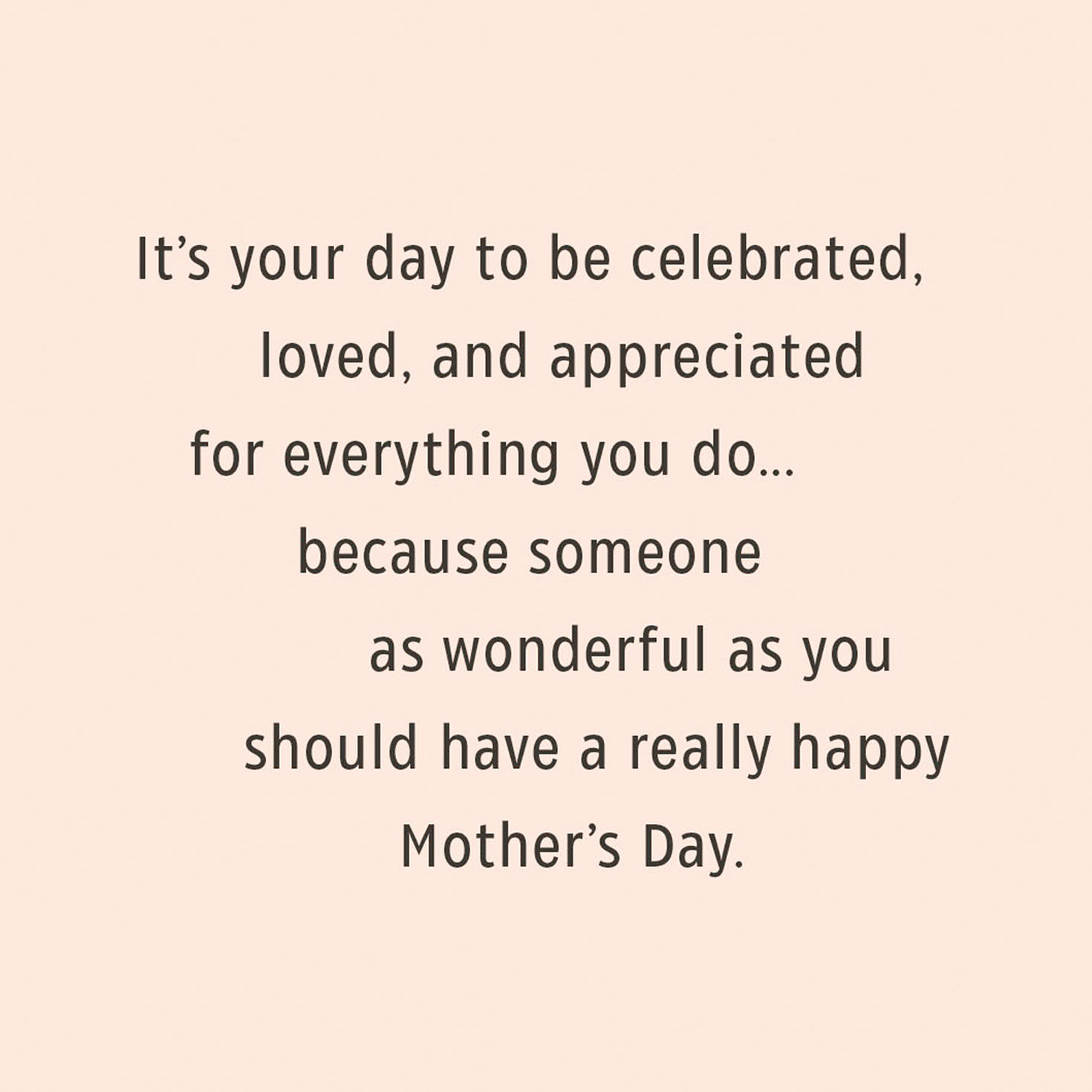 Sparkly Flowers on White Happy Mother's Day Card Sentiment image number 2