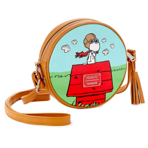 Loungefly Peanuts Snoopy vs. the Red Baron Crossbody Bag, , large image number 1