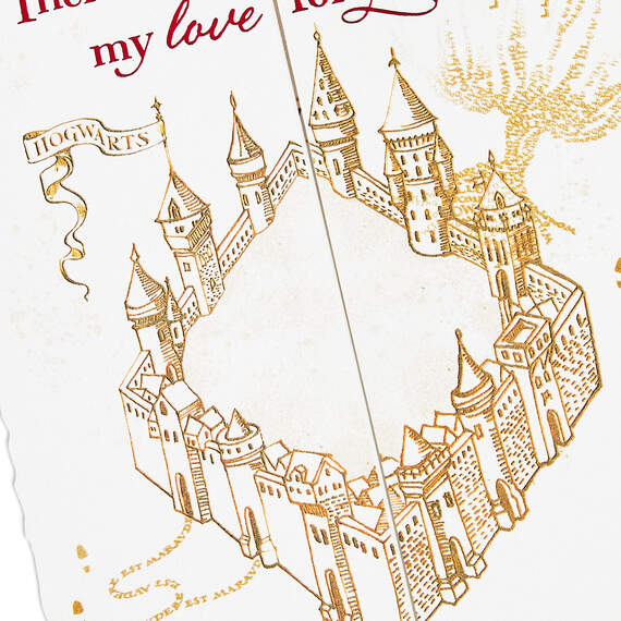 Harry Potter™ Marauder's Map™ Romantic Love Card, , large image number 5