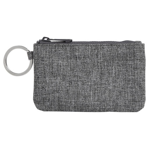 Vera Bradley Zip ID Case in ReActive Gray Heather, 