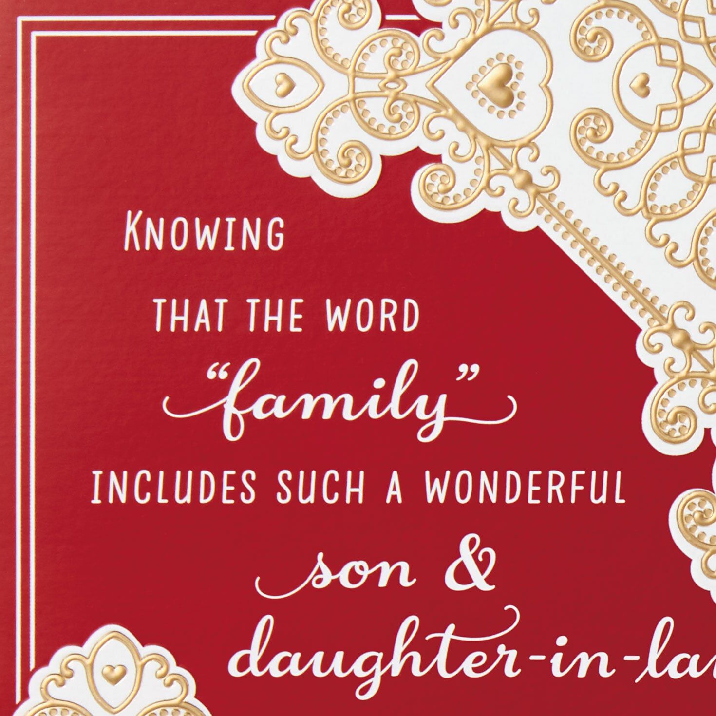 You Make Family Special Son and Daughter-in-Law Valentine's Day Card for only USD 5.59 | Hallmark