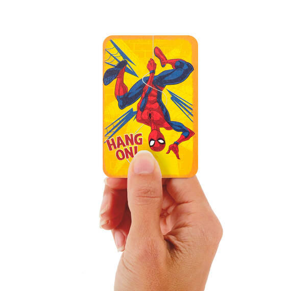 3.25" Mini Marvel Spider-Man Hang On Encouragement Card, , large image number 1