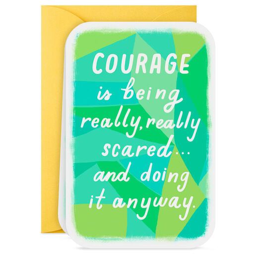 3.25" Mini Have Courage Blank Card, 