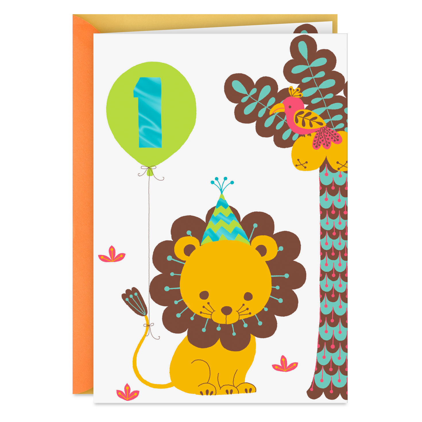 Cutest Cub in the Jungle First Birthday Card for Boys