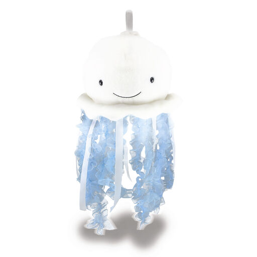 Bubbles the Jellyfish Stuffed Animal With Light and Sound, 8" H, 