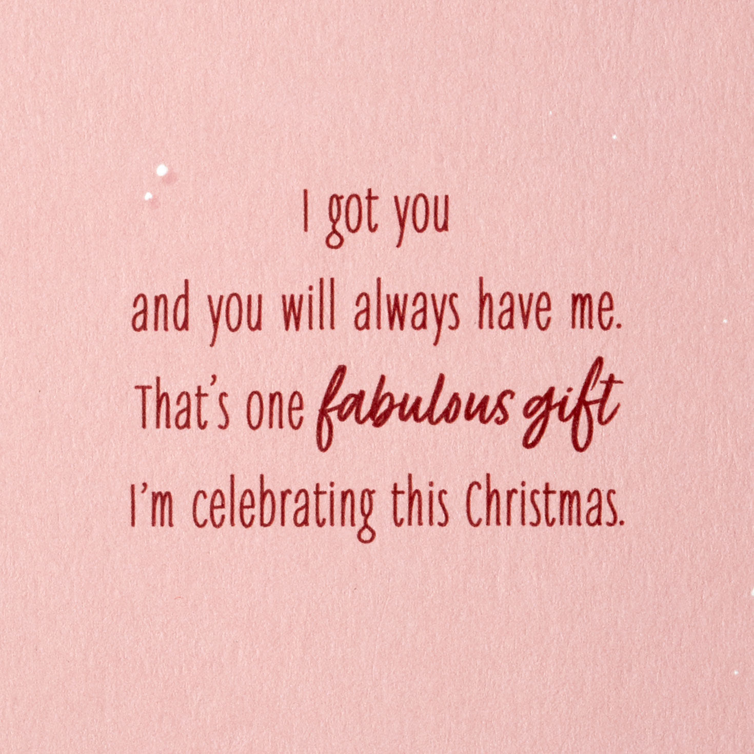 Your Friendship Is a Fabulous Gift Christmas Card for Her, , large image number 3