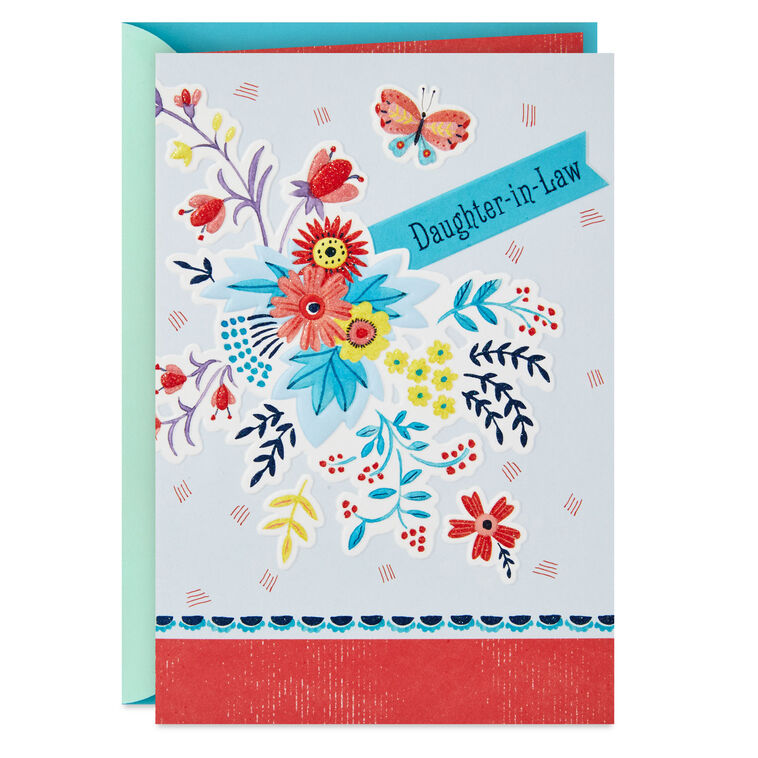 Hoping Today Makes You Smile Birthday Card for Daughter-in-Law