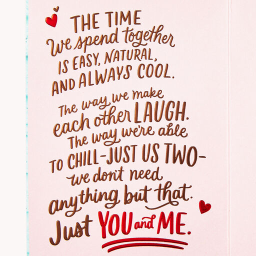 There's Something About You and Me Valentine's Day Card, 