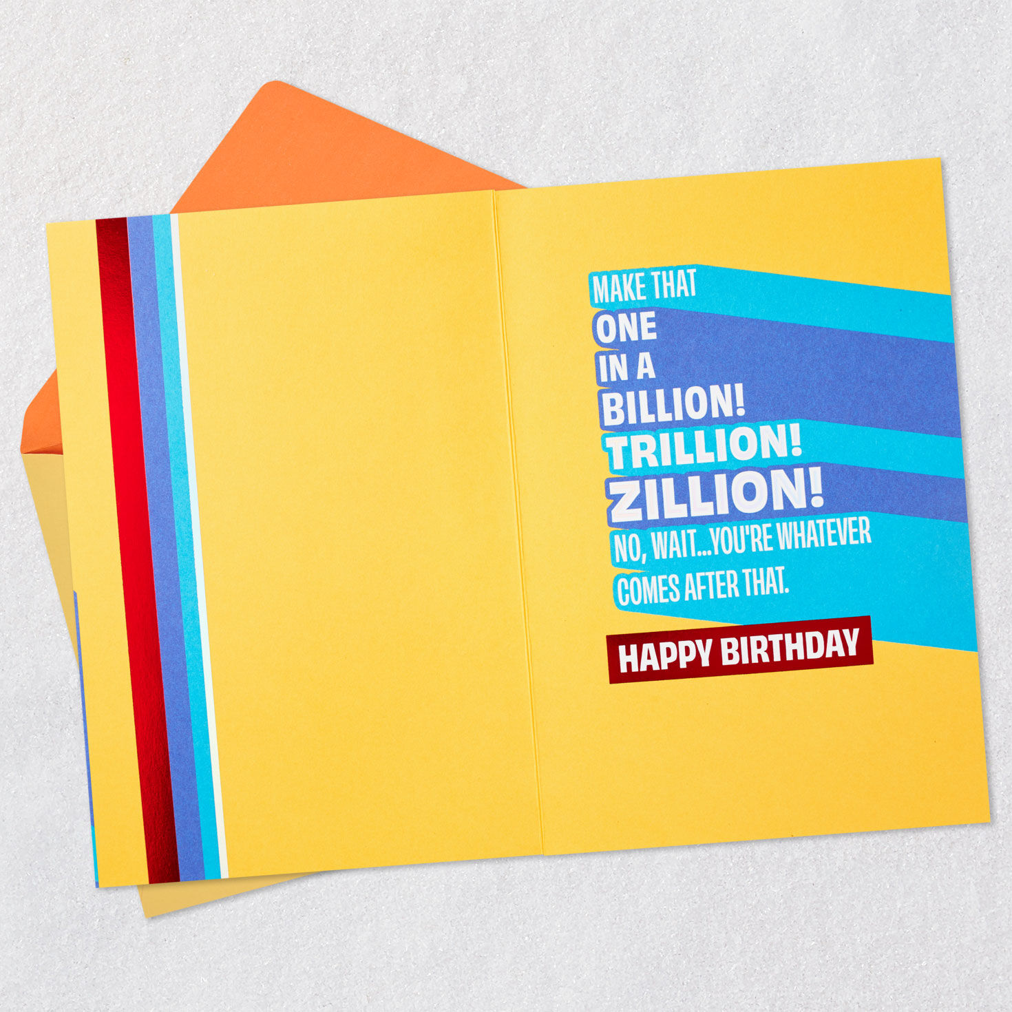 You're One in a Zillion and More Birthday Card for Grandson for only USD 4.59 | Hallmark
