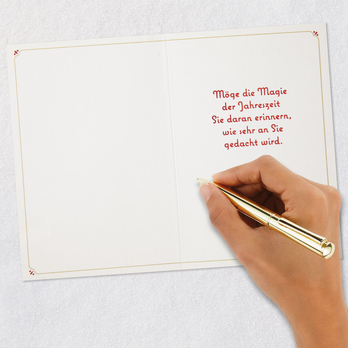 Merry Christmas GermanLanguage Christmas Card Greeting Cards Hallmark