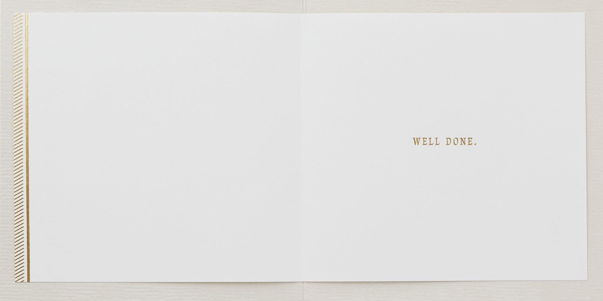 Bravo Congratulations Card