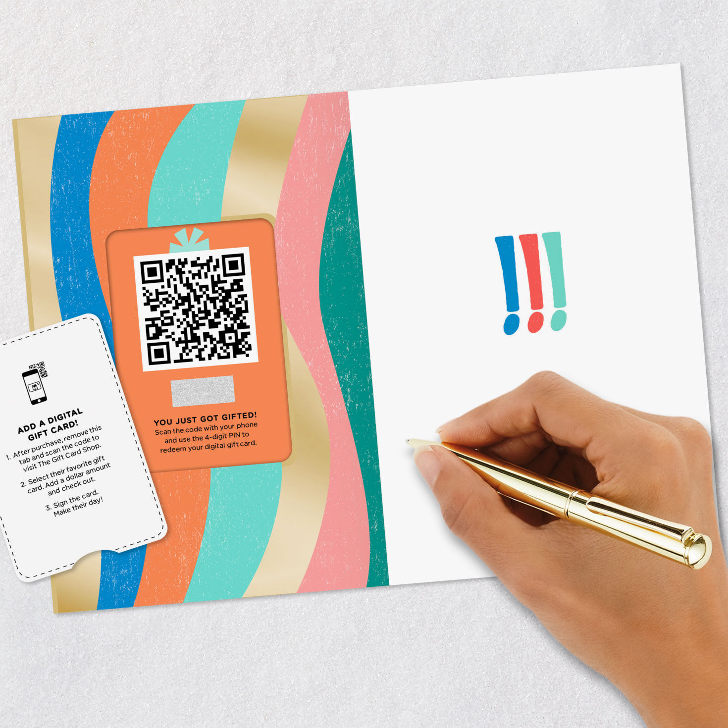 Hooray Gift Card Greeting Congratulations Card, , large image number 9