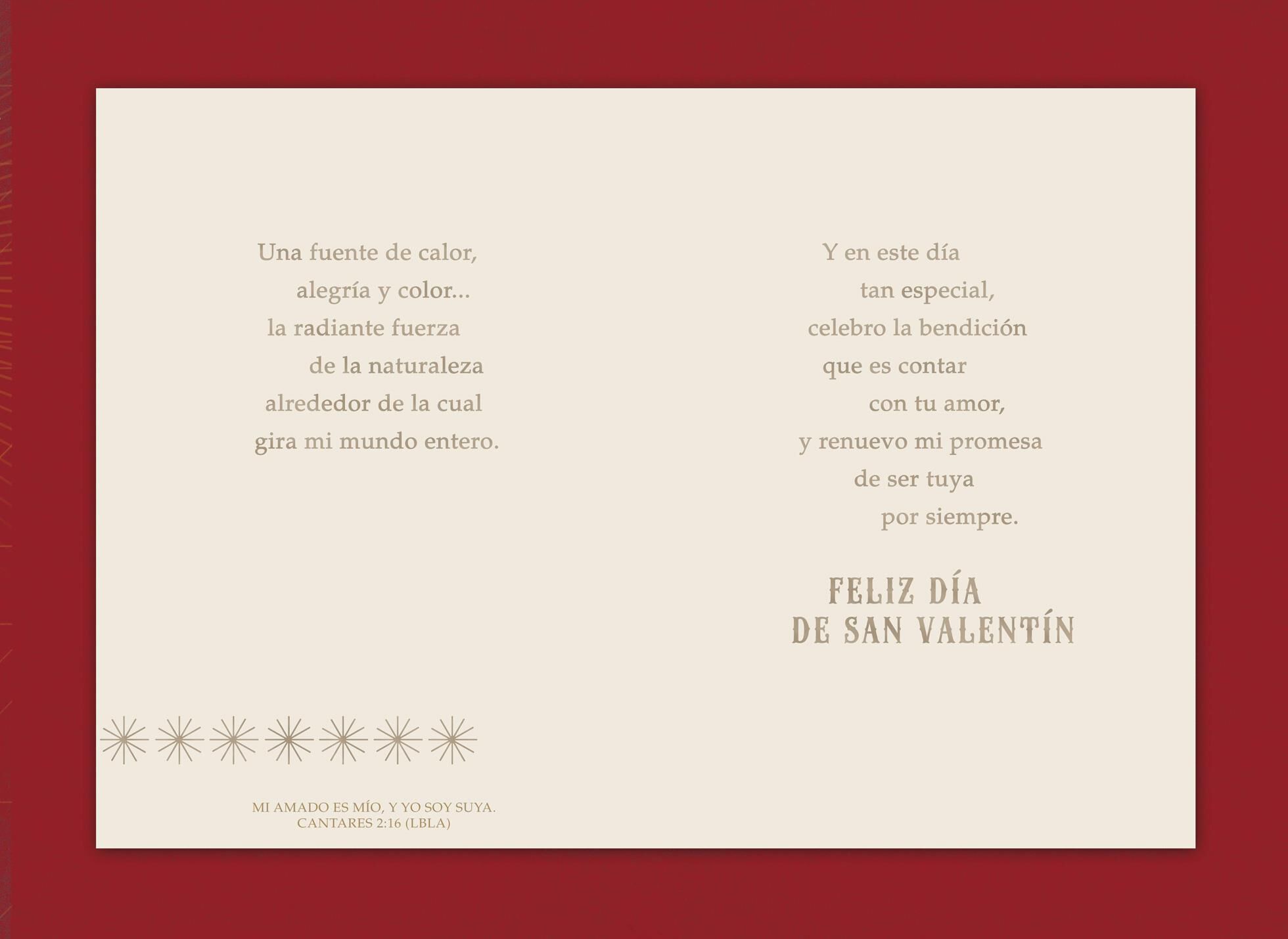 My Beloved Husband Religious Spanish-Language Valentine's Day Card