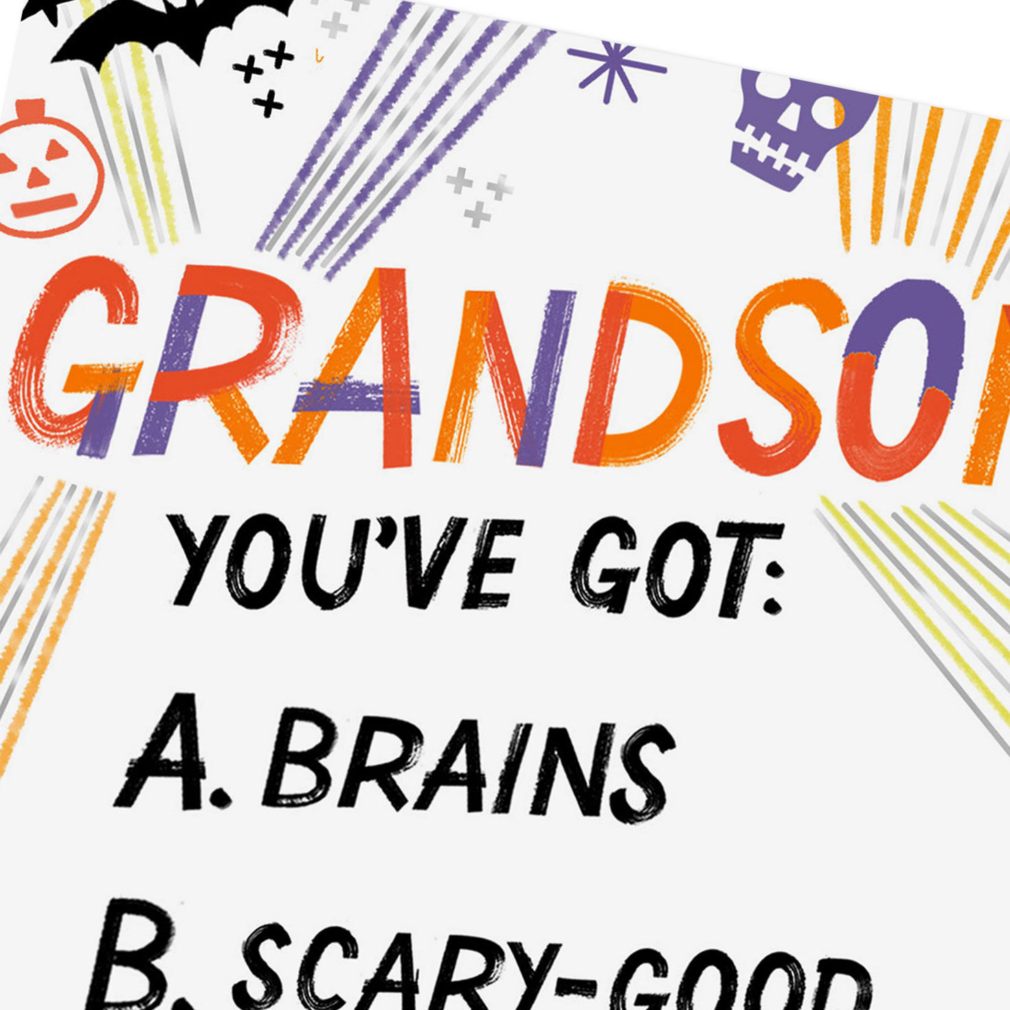 Halloween Quiz Halloween Card for Grandson, , large image number 4