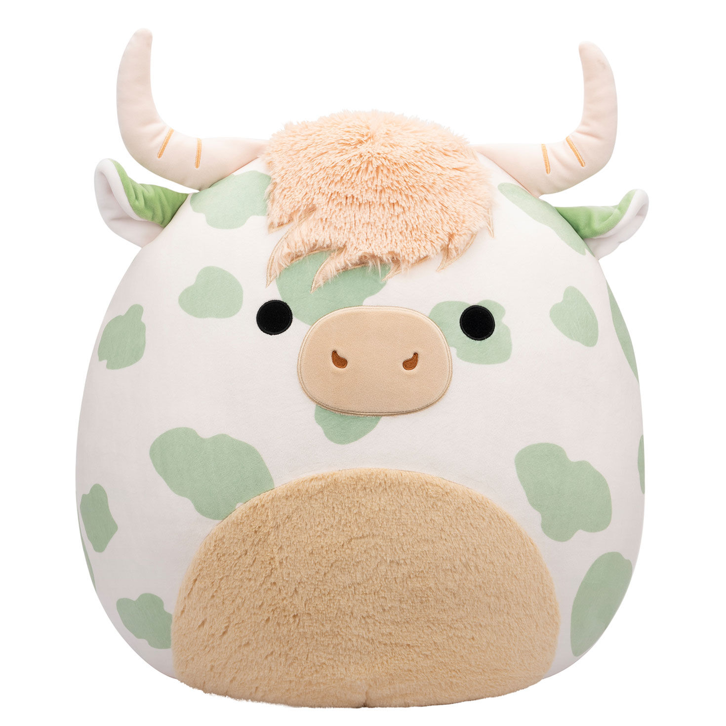 8" Squishmallows Celestino Spotted Highland Cow Little Plush