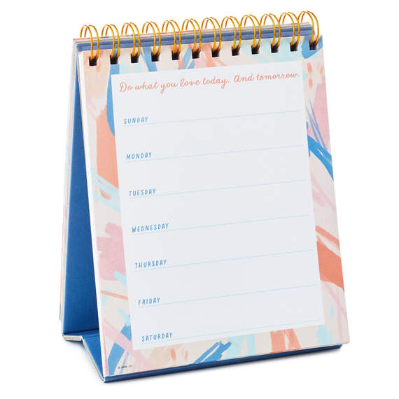 Week at a Glance Spiral Stand-Up Planner