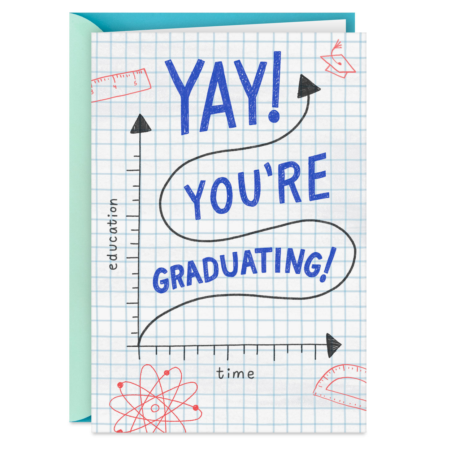 Forget Algebra Funny Graduation Card