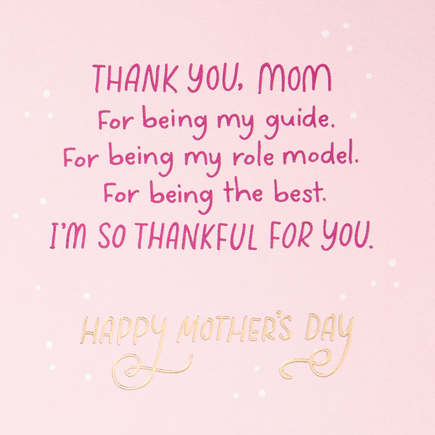 Mums and Simple Lettering Mother's Day Card sentiment image number 2