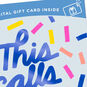 This Calls for Confetti Gift Card Greeting Birthday Card, , large image number 5