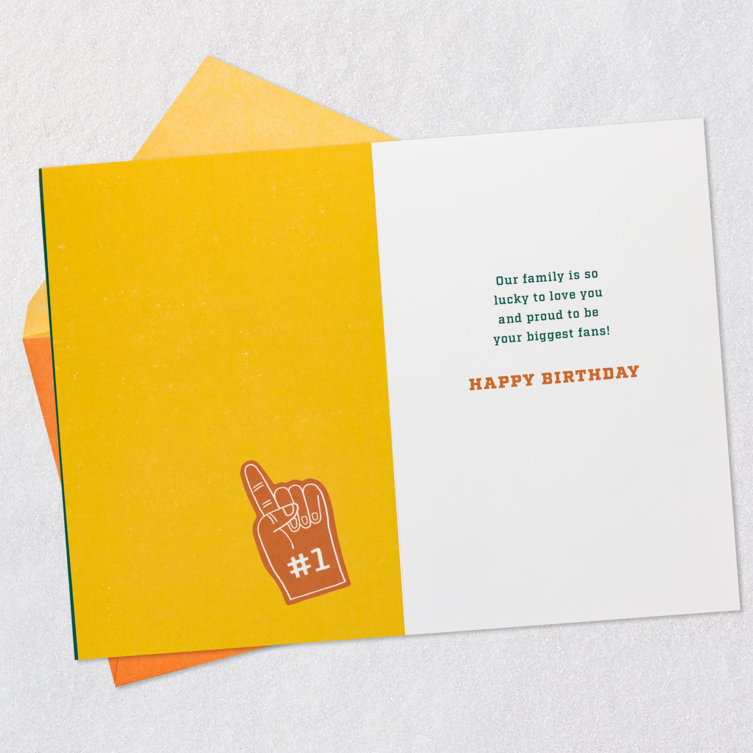 Pennant Flags Birthday Card for Son Open card with envelope image number 3