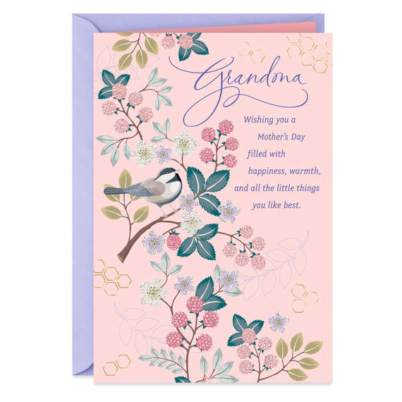 Happiness, Warmth and Love Mother's Day Card for Grandma