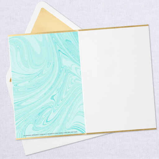 Blank Card With Painted Cross Decoration, 