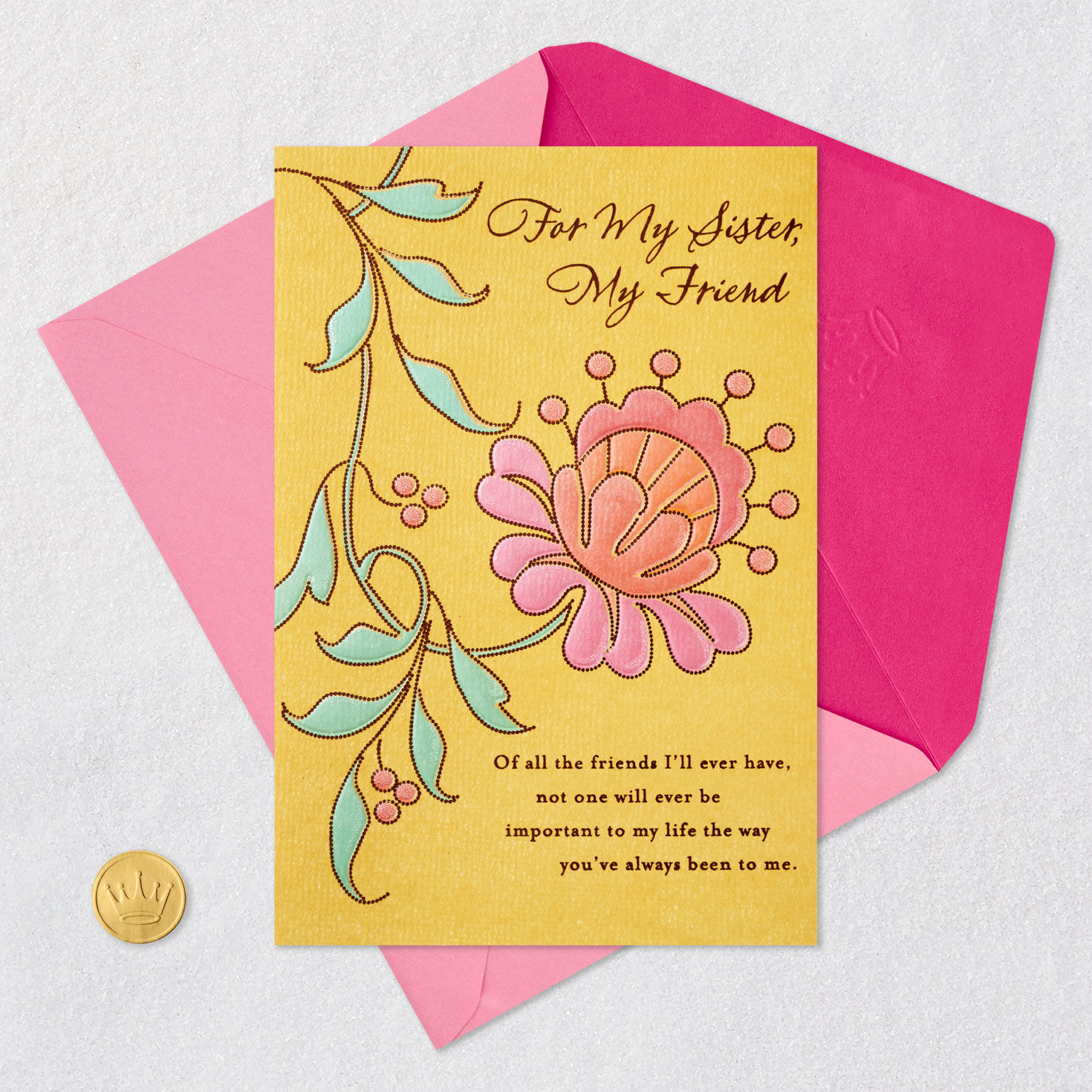 I Always Turn to You Birthday Card for Sister for only USD 5.99 | Hallmark