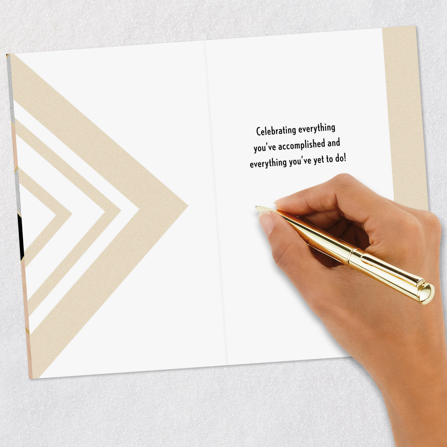 Geometric Pattern High School Graduation Card Signing card image number 6