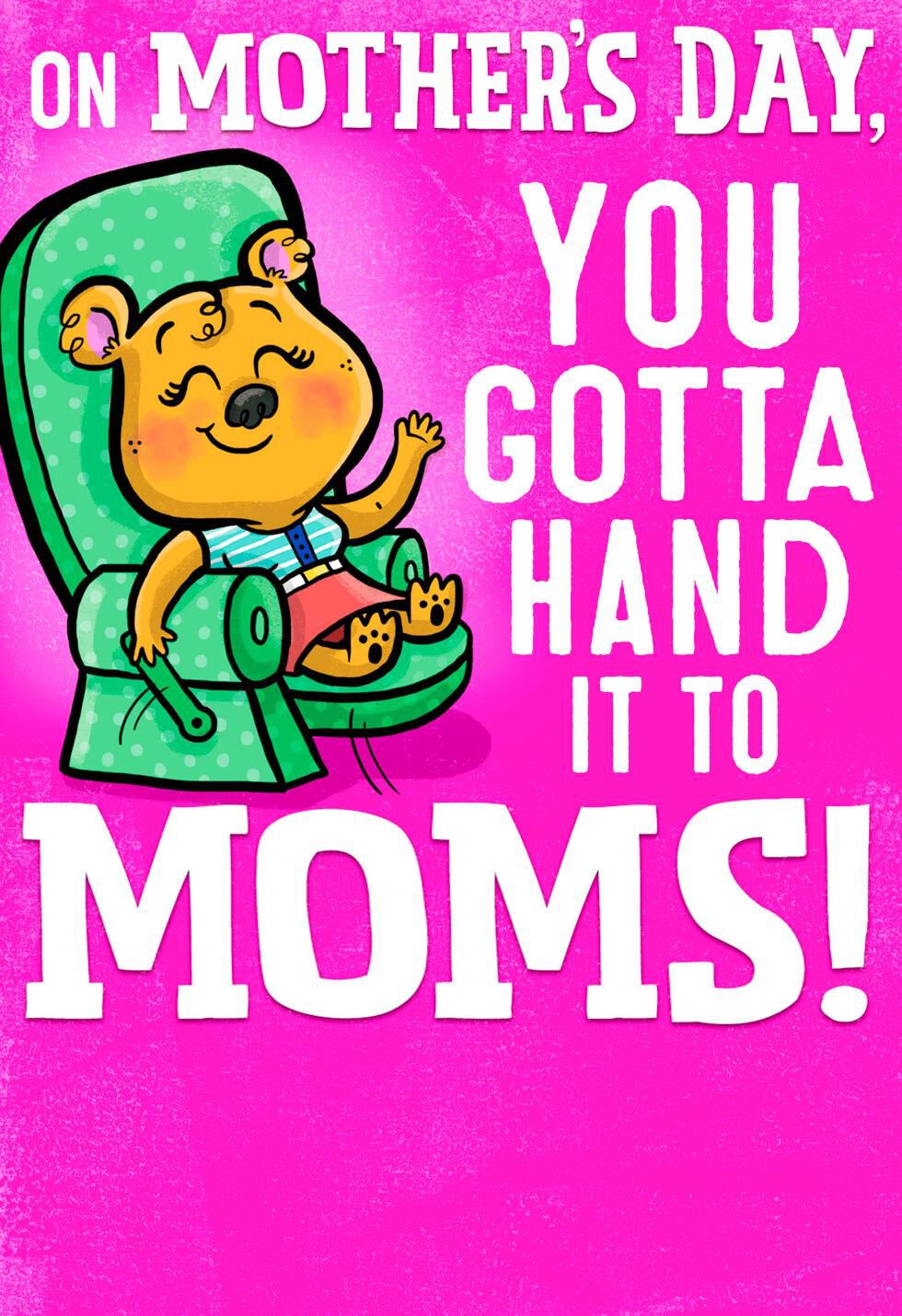 Sit Back and Relax Pop Up Mother's Day Card