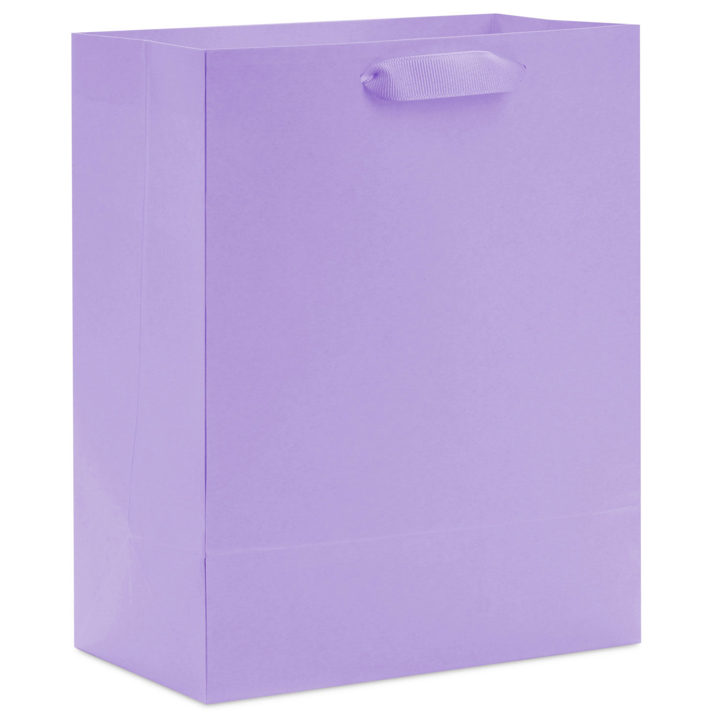 9.6" Solid Lavender Medium Gift Bag, Lavender, large image number 6