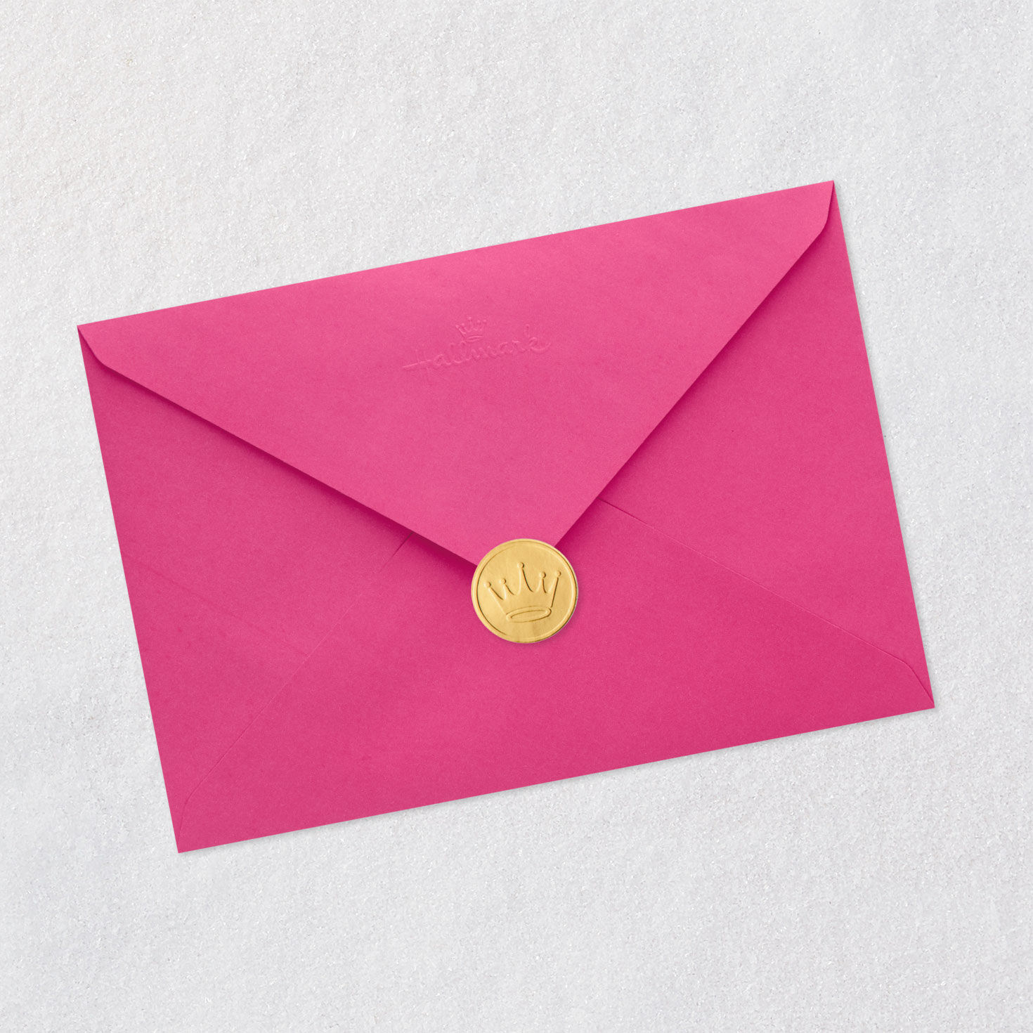 Pink Letterpress Coffee Cup Funny Mother's Day Card Envelope Back with Seal image number 7