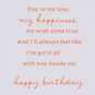 You're My Wish Come True Romantic Birthday Card, , large image number 3