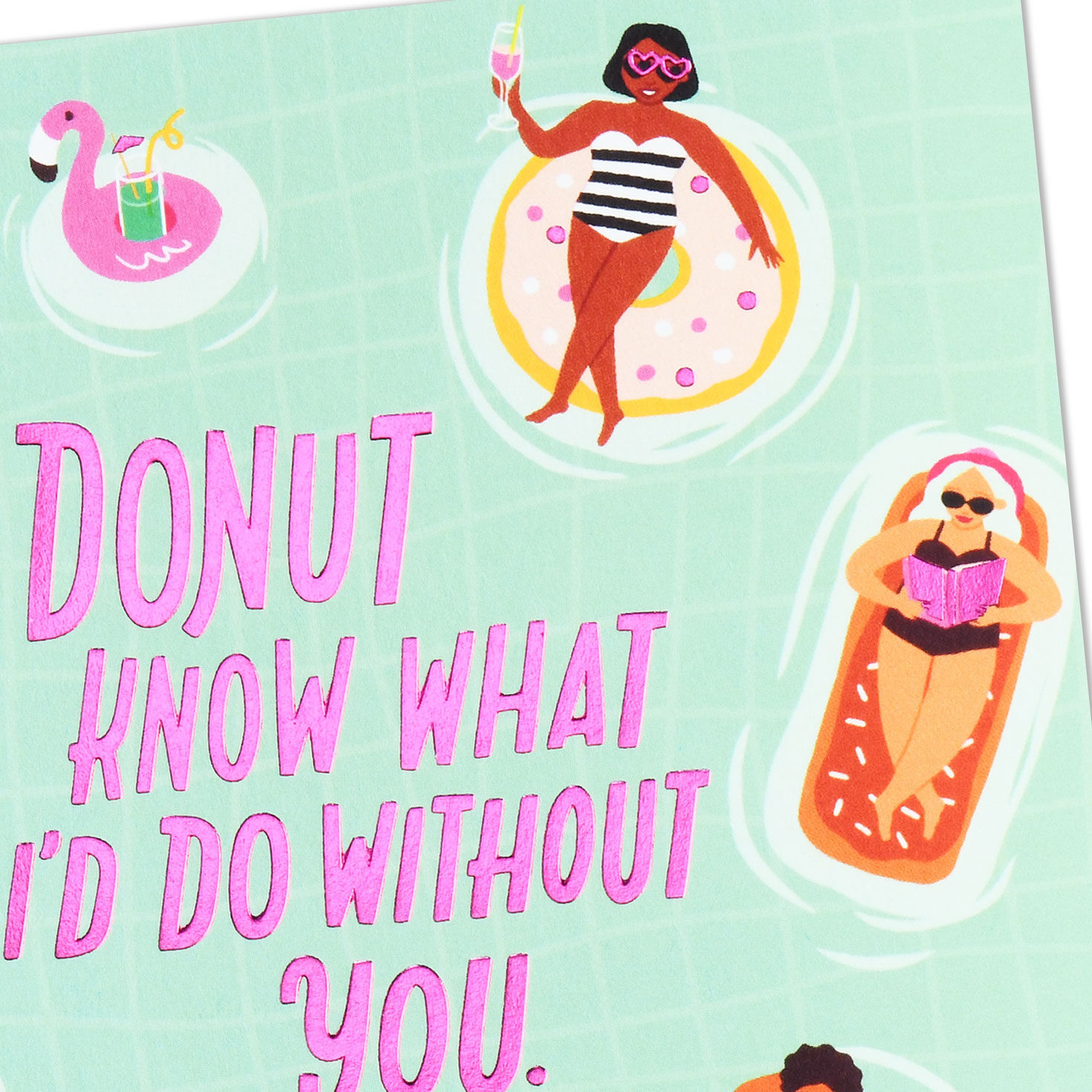 Love You a Hole Lot Funny Birthday Card for Friend, , large image number 4