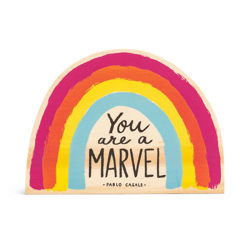 You Are a Marvel Wood Quote Sign, 5.5x4, 
