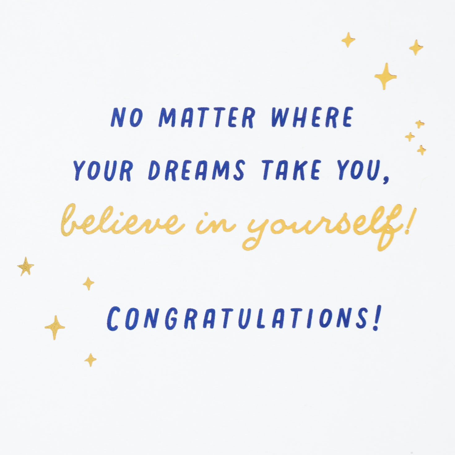Galaxy of Stars Graduation Card Sentiment image number 2