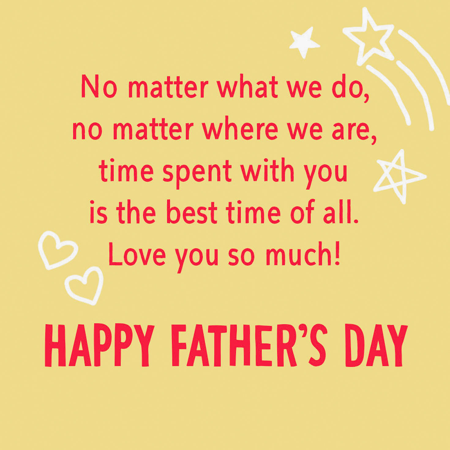 Cute Teal and Red Icons Father's Day Card Sentiment image number 2